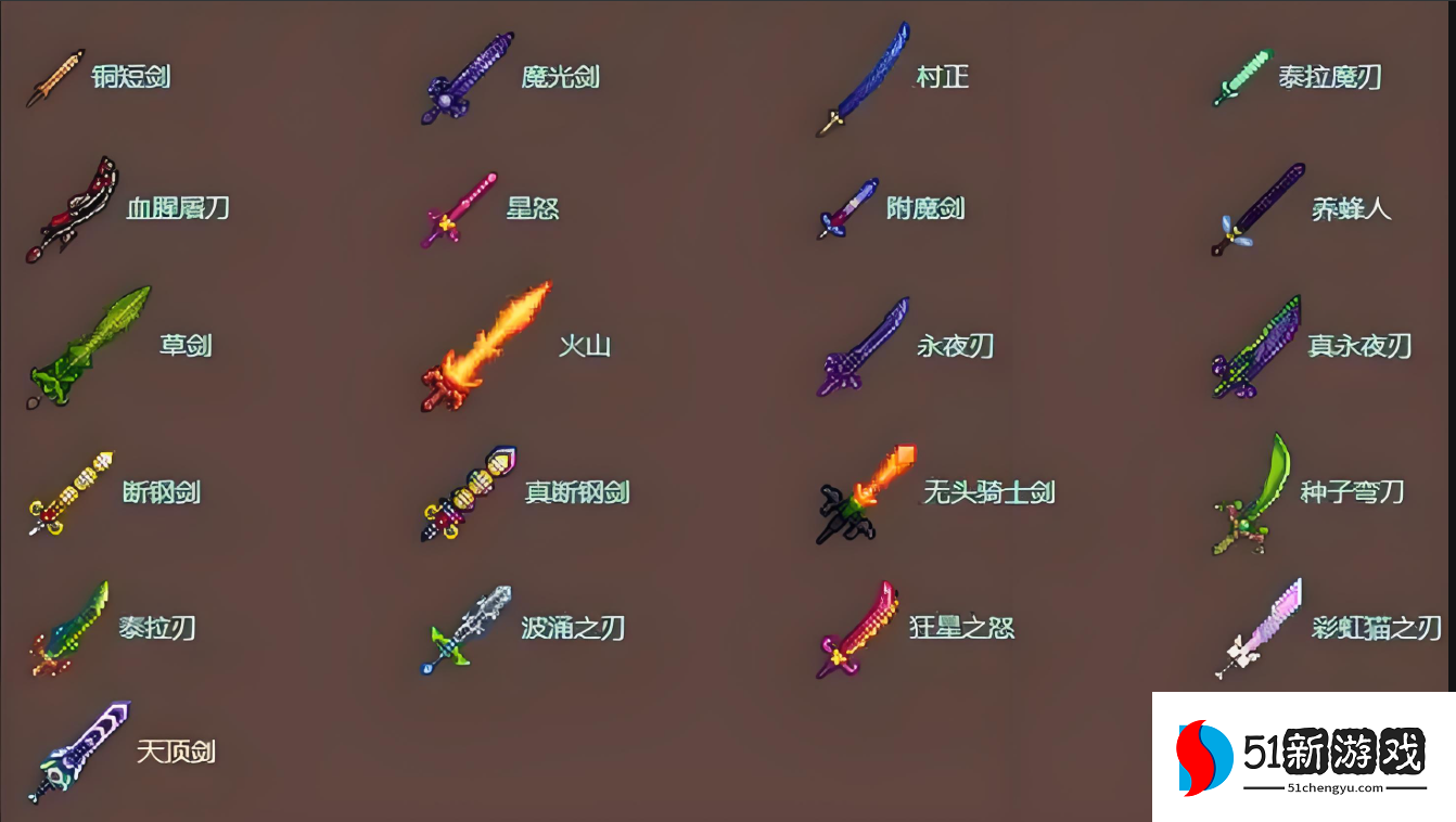 泰拉瑞亚开局做什么武器