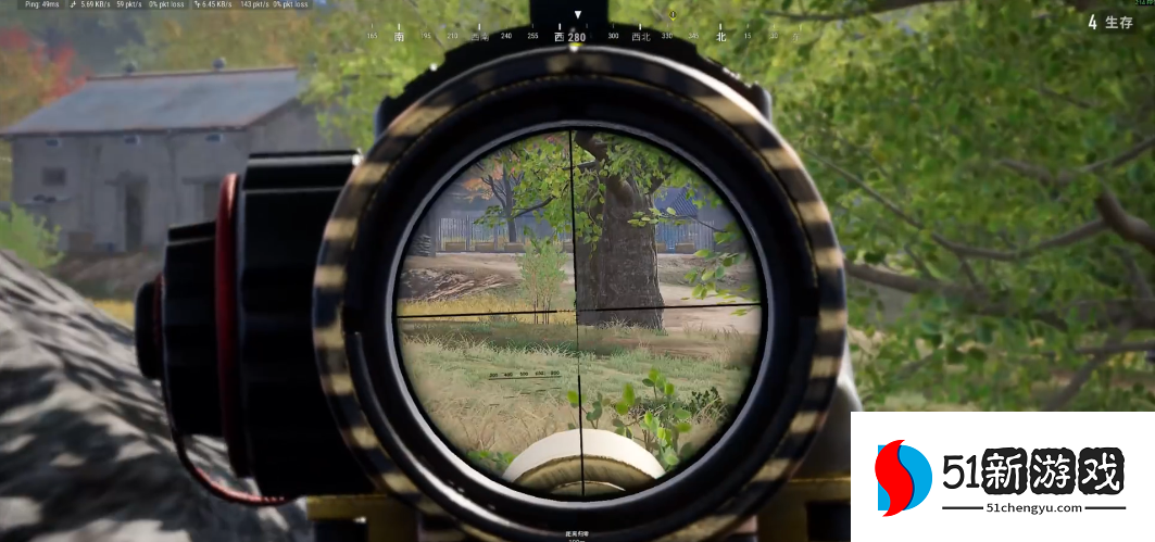 绝地求生3倍镜怎么压