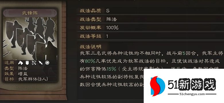 三国志战略版武锋阵用什么换