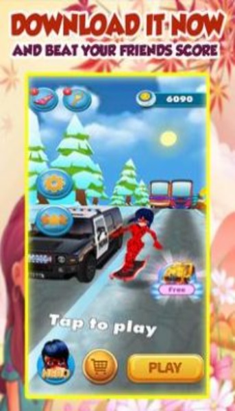 城堡女士丛林奔跑(Castle Ladybug Jungle Run)