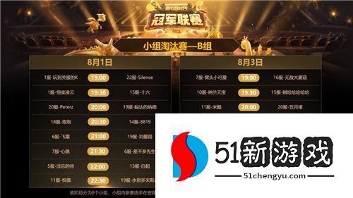 群雄荟集，为冠军而来！《新石器时代》冠军联赛赛事今日开启！