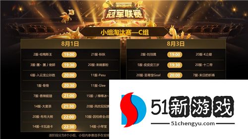群雄荟集，为冠军而来！《新石器时代》冠军联赛赛事今日开启！