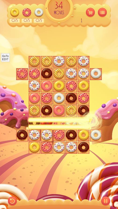甜甜圈比赛3(Donuts Match 3)