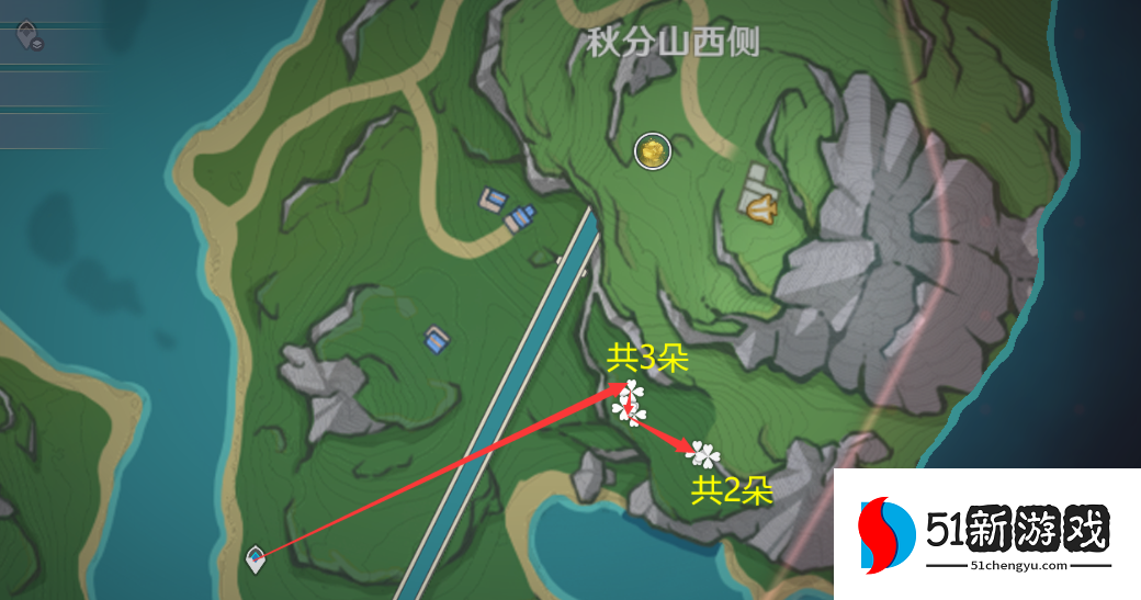 原神虹彩蔷薇采集位置路线一览
