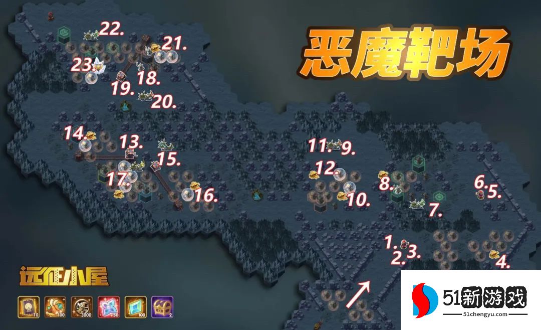 剑与远征恶魔靶场奇景通关攻略