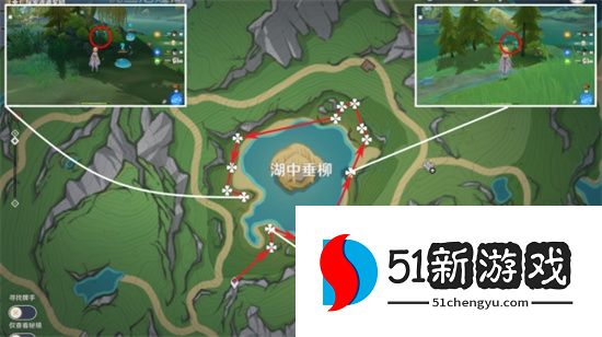 原神湖光铃兰最新高效采集路线图分享